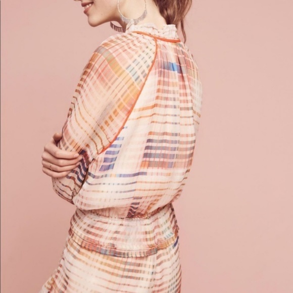 Ombré Square Gridded Romper Adelyn Rae Plaid - Picture 5 of 7